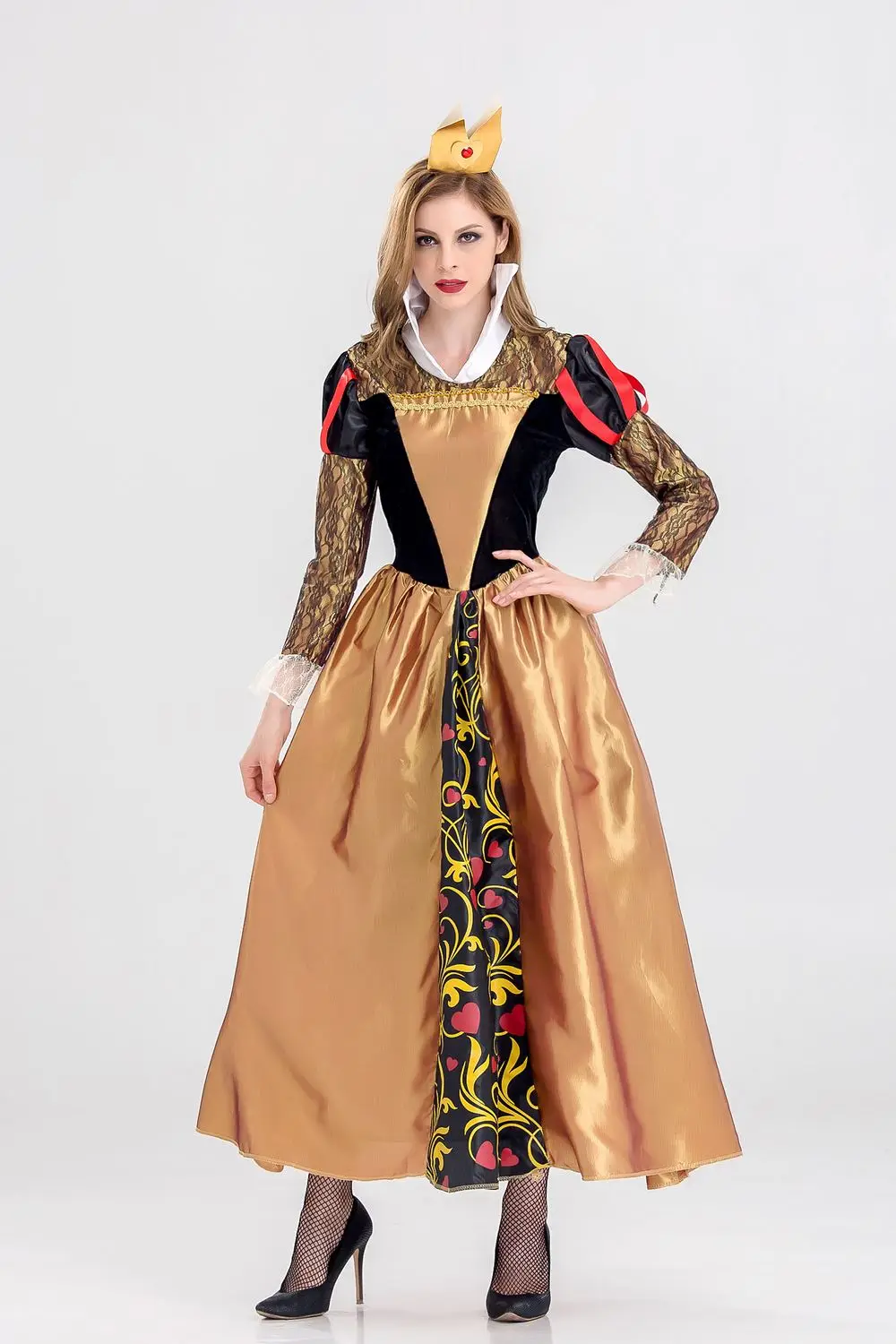 Sweetheart Queen Costumes Women Masquerade Party Deluxe Princess Fancy Dress